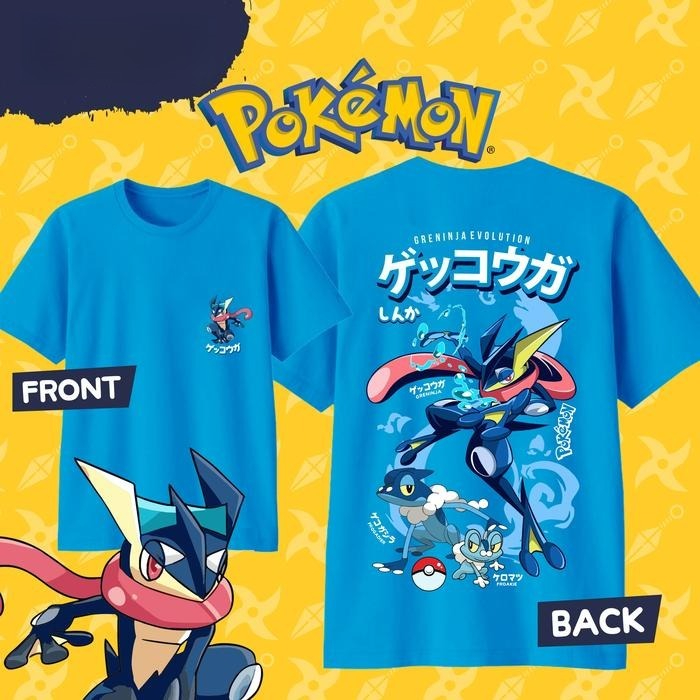 Summer Clothing Kids Sale - Kaus Gambar Pokemon Greninja Diskon Besar