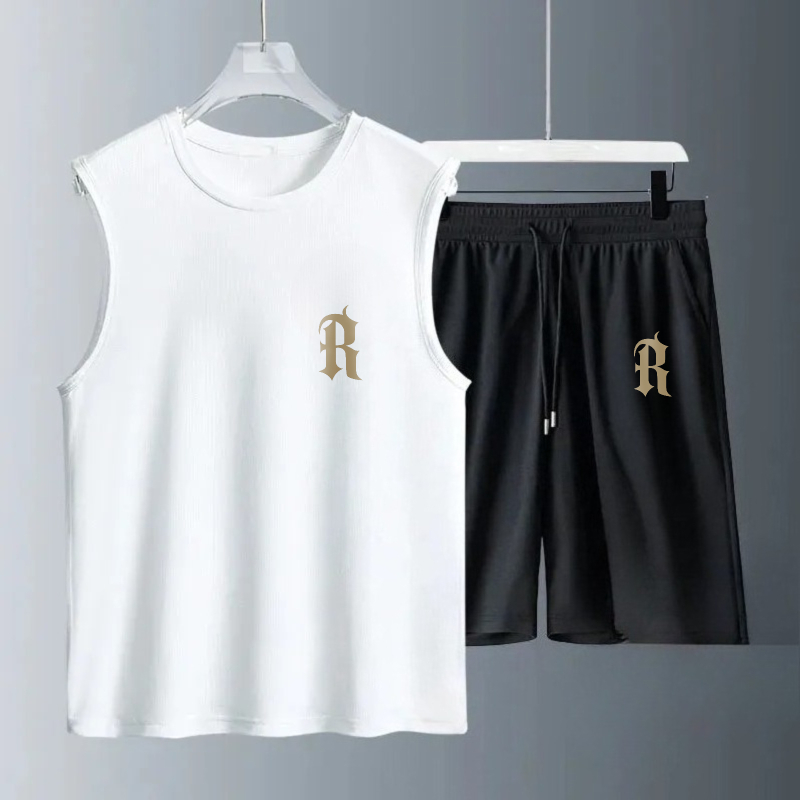 Summer Clothing Us - Set Tank Top Pria Musim Panas