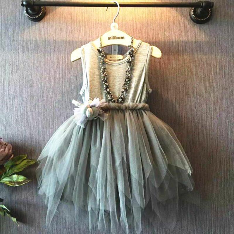 Summer Clothing Yarn - Gaun Tutu pesta bunga musim panas