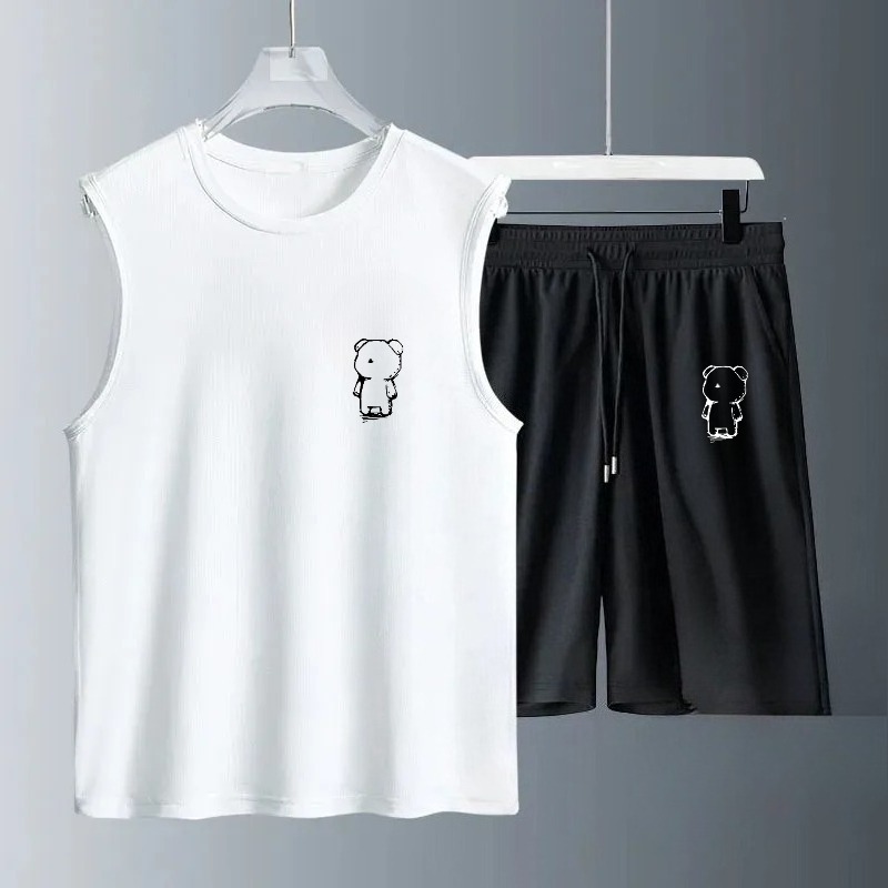 Summer Clothing Us - Set Tank Top Pria Musim Panas