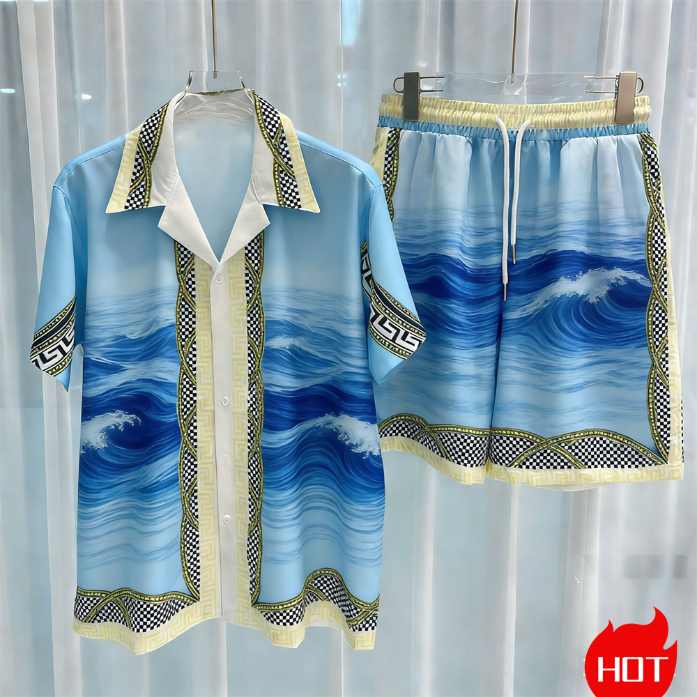 Summer Clothing Patterns - Set Kemeja Pria Musim Panas Pola