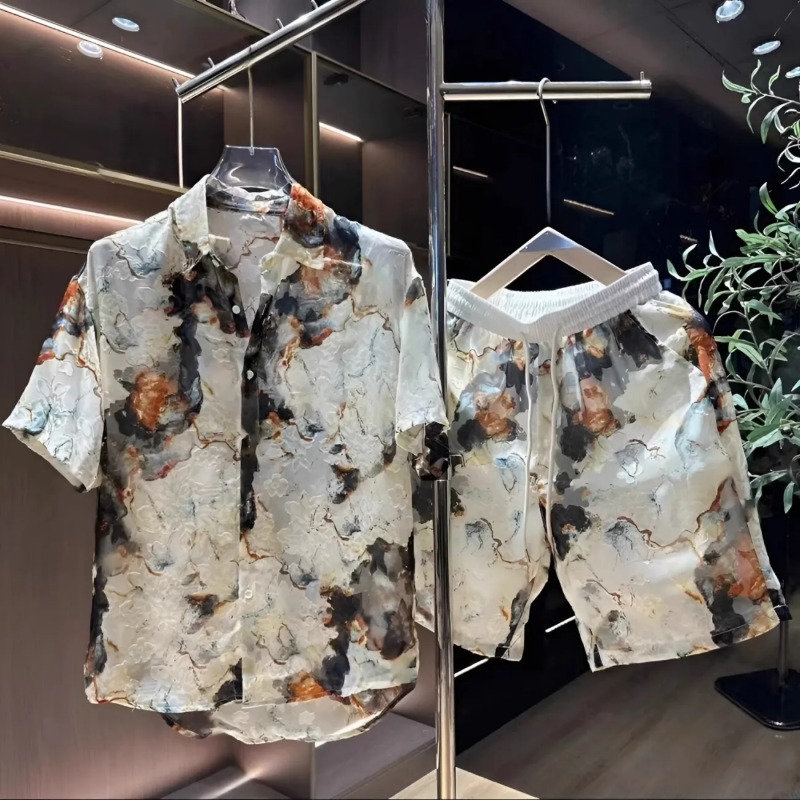Summer Clothing Line - Setelan Kasual Trendi Pria Terbaru, Kemeja