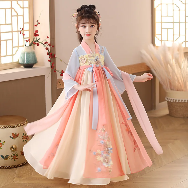 Summer Clothing Baby - Gaun Hanfu Anak-anak Musim Panas Kostum