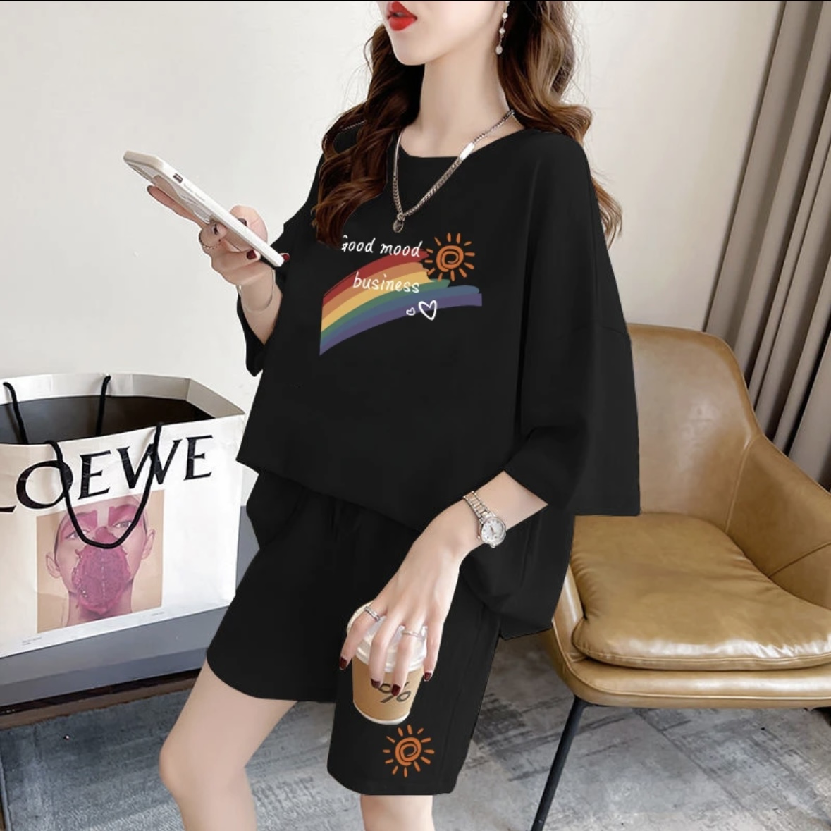 Summer Clothing Us - Set Celana Pendek Musim Panas Wanita