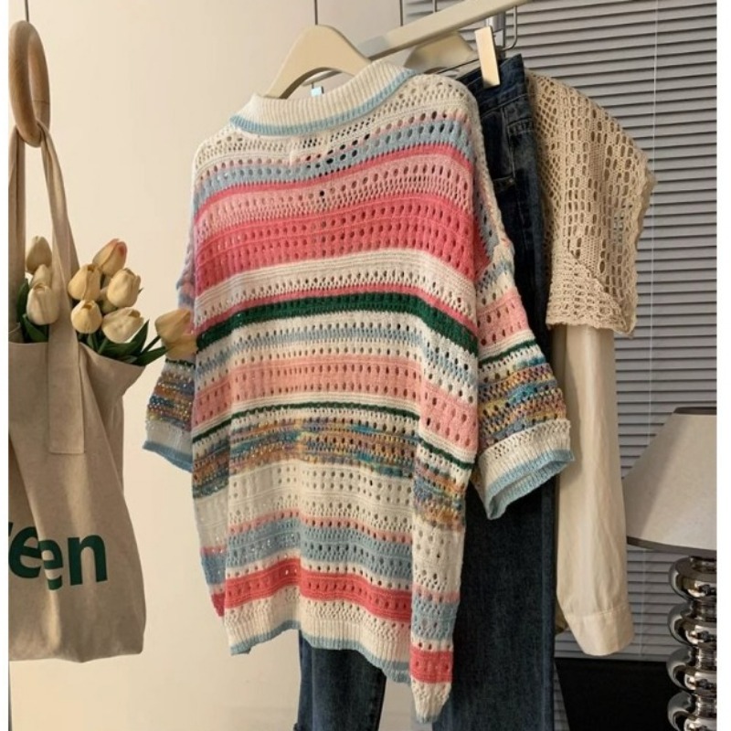 Pakaian Wanita Atasan Pullover - Summer Clothing Yarn ulasan dan harga