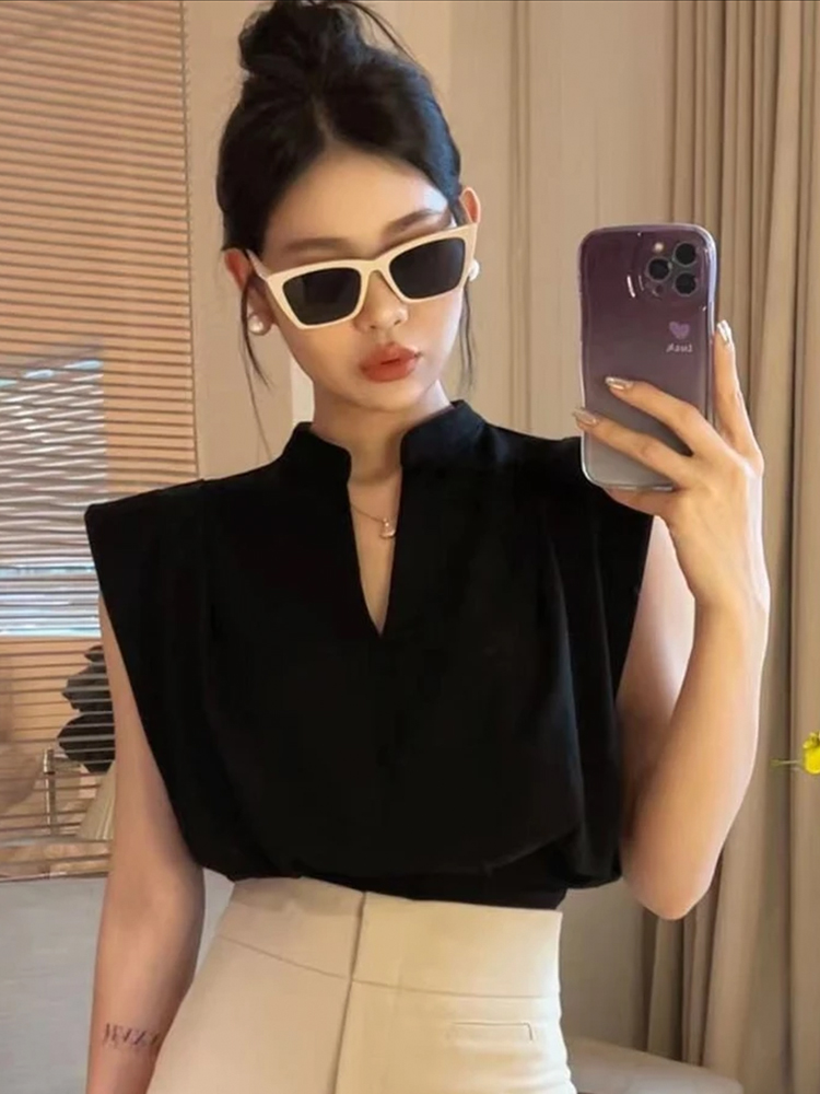 Kemeja Lengan Pendek Kerah Teg - Summer Clothing Brands ulasan dan harga