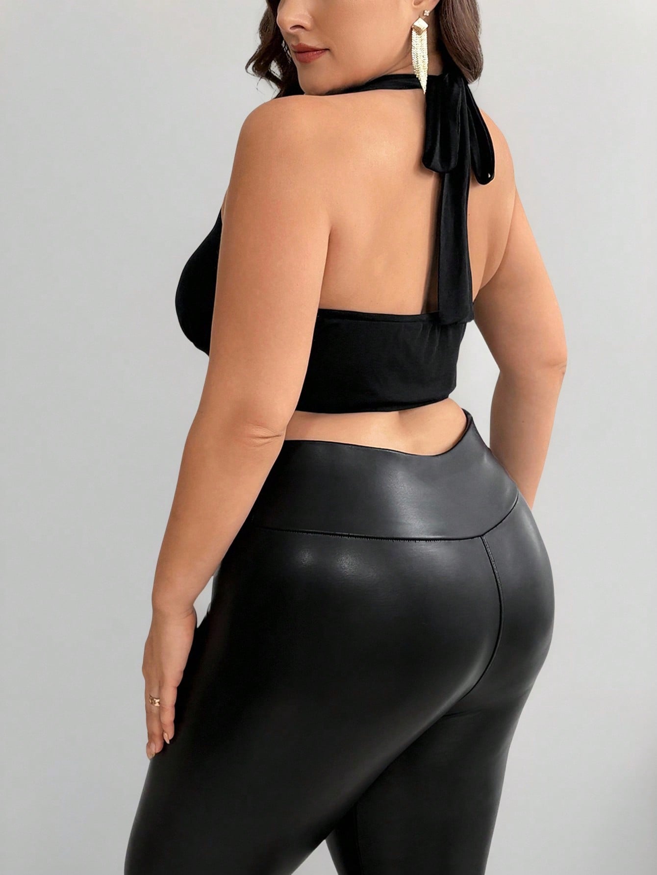 Rompi Halter Leher Seksi Baru  - Halter Neck Top ulasan dan harga