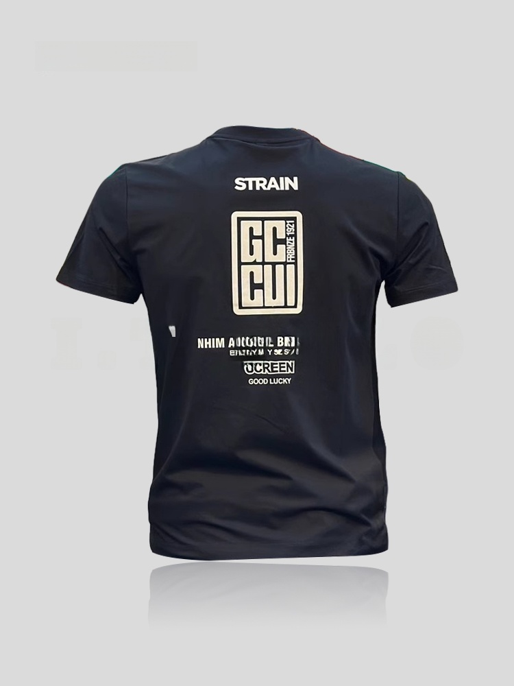 Kaos Pria Lengan Pendek Leher  - Summer Clothing Brands ulasan dan harga