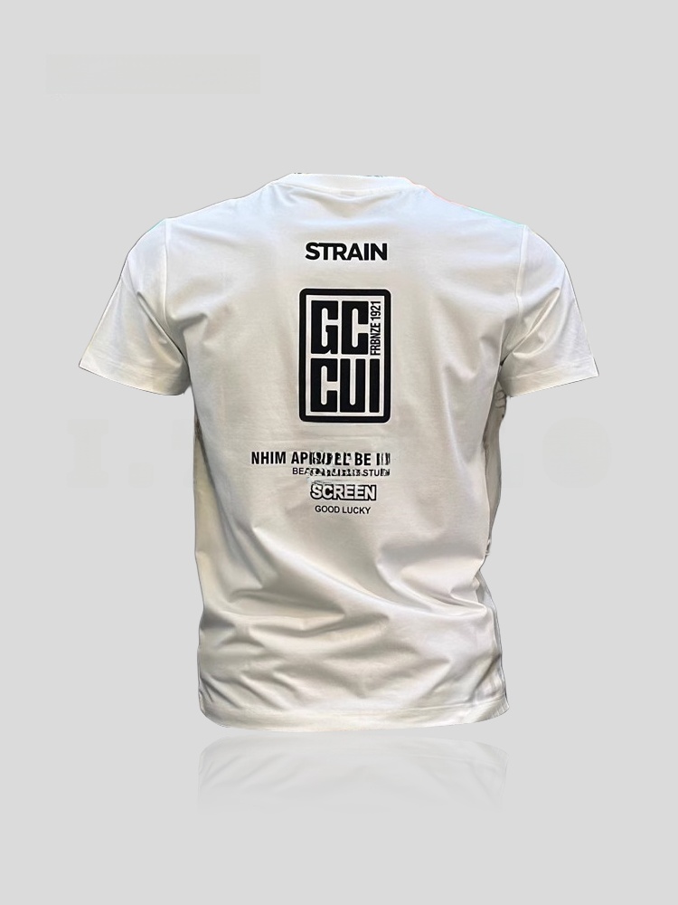 Kaos Pria Lengan Pendek Leher  - Summer Clothing Brands ulasan dan harga