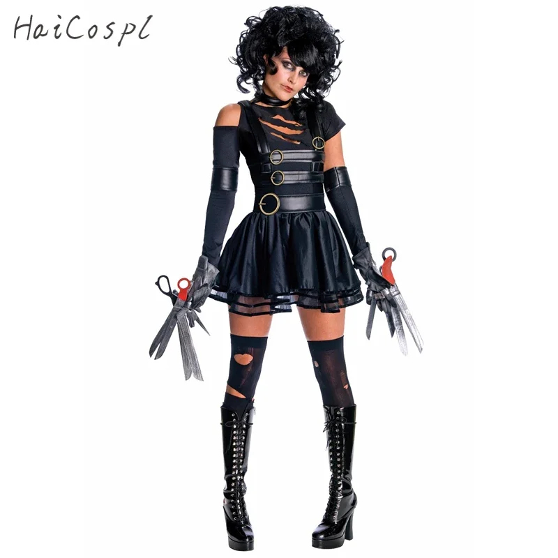 Kostum Cosplay Edward Scissorh - Romper Playsuit Women ulasan dan harga