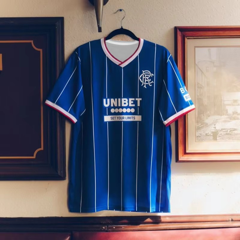 Jersey Sepak Bola Rangers Lari - Summer Clothing Kids Sale ulasan dan harga