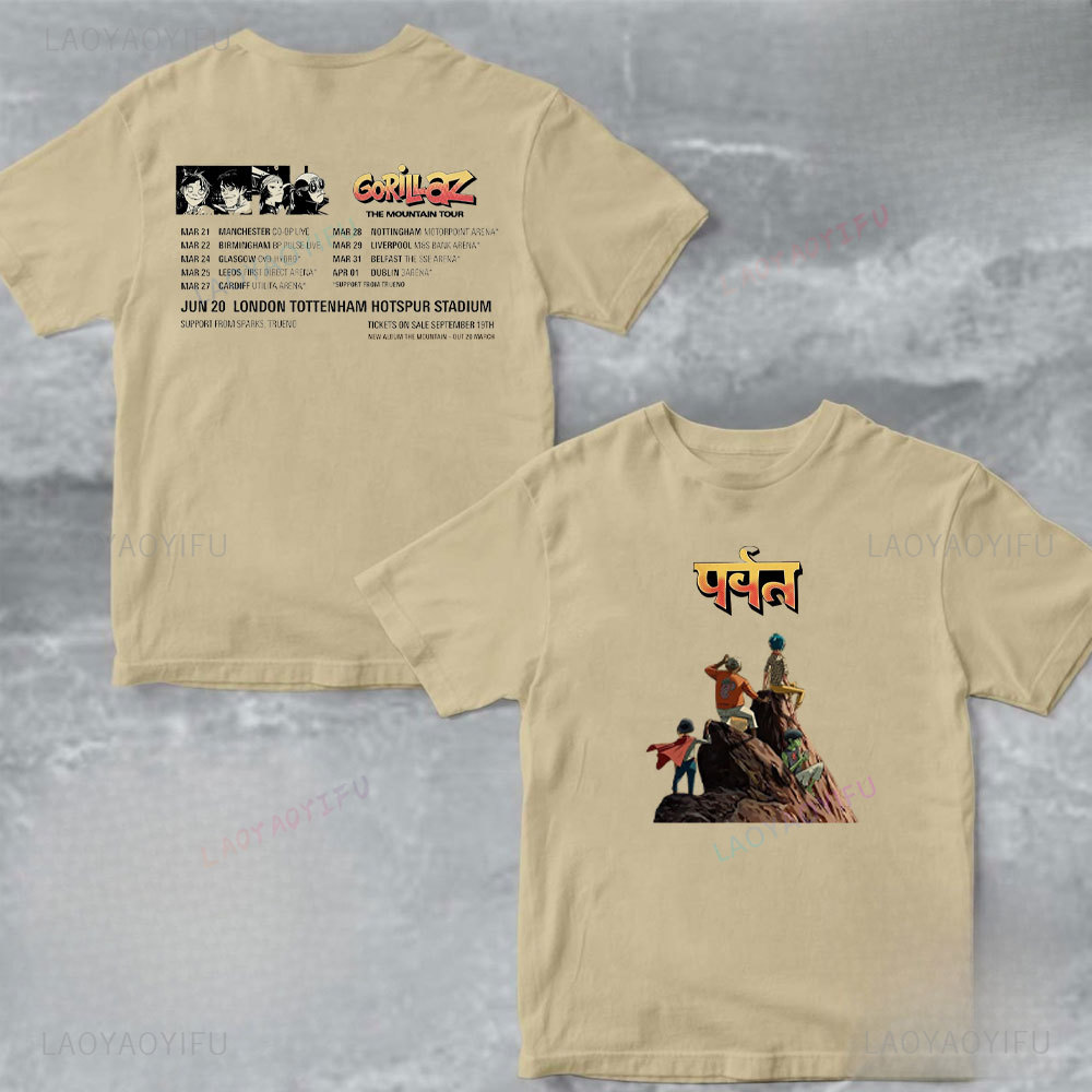 Kaos Katun Uniseks Gorillaz Th - Summer Clothing Uk ulasan dan harga