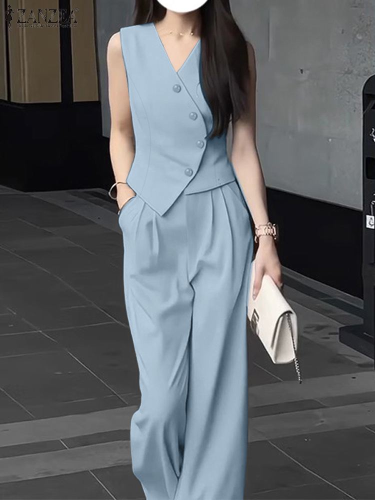 ZANZEA set pakaian kantor wani - Summer Clothing Work ulasan dan harga