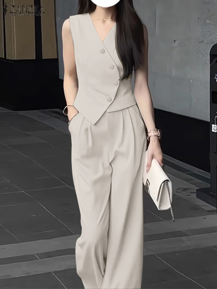 ZANZEA set pakaian kantor wani - Summer Clothing Work ulasan dan harga