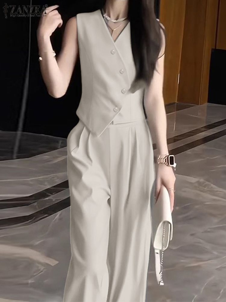 ZANZEA set pakaian kantor wani - Summer Clothing Work ulasan dan harga