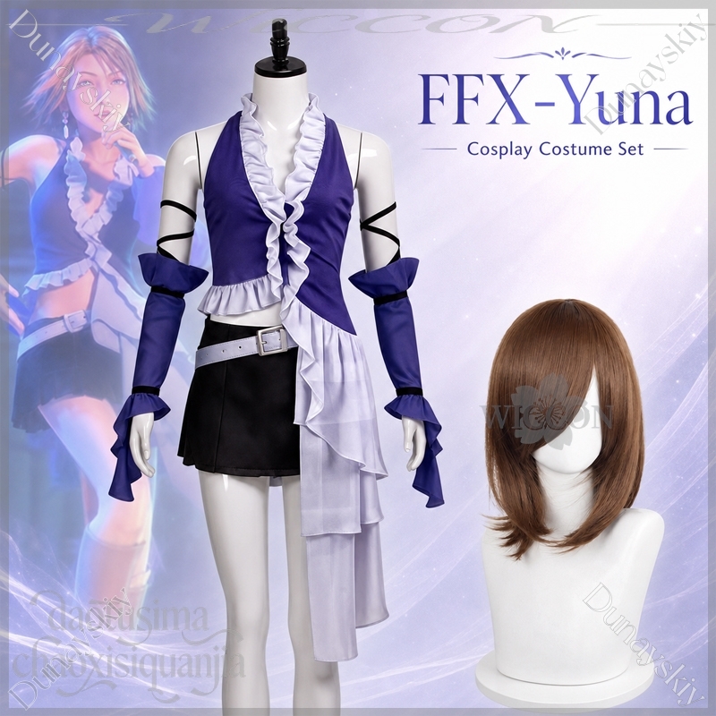 Y2K Jirai Kei Yuna Atasan Cosp - Halter Neck Top ulasan dan harga