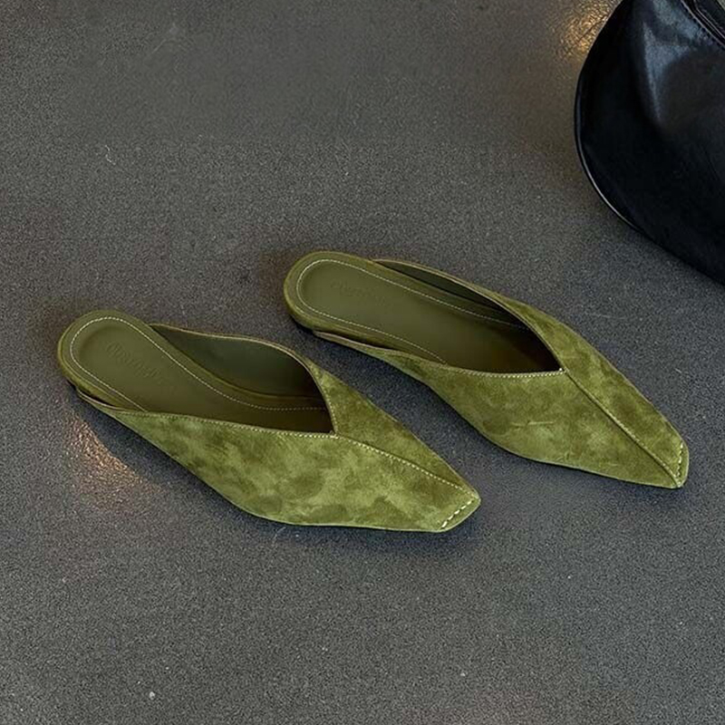 Sepatu Mules Wanita, Sandal Da - Summer Clothing Brands ulasan dan harga