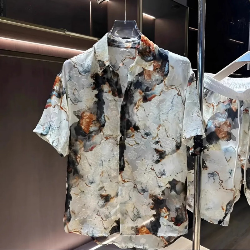 Setelan Kasual Trendi Pria Ter - Summer Clothing Line ulasan dan harga