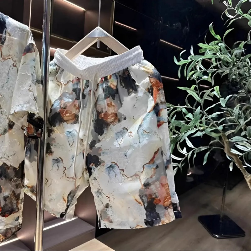 Setelan Kasual Trendi Pria Ter - Summer Clothing Line ulasan dan harga
