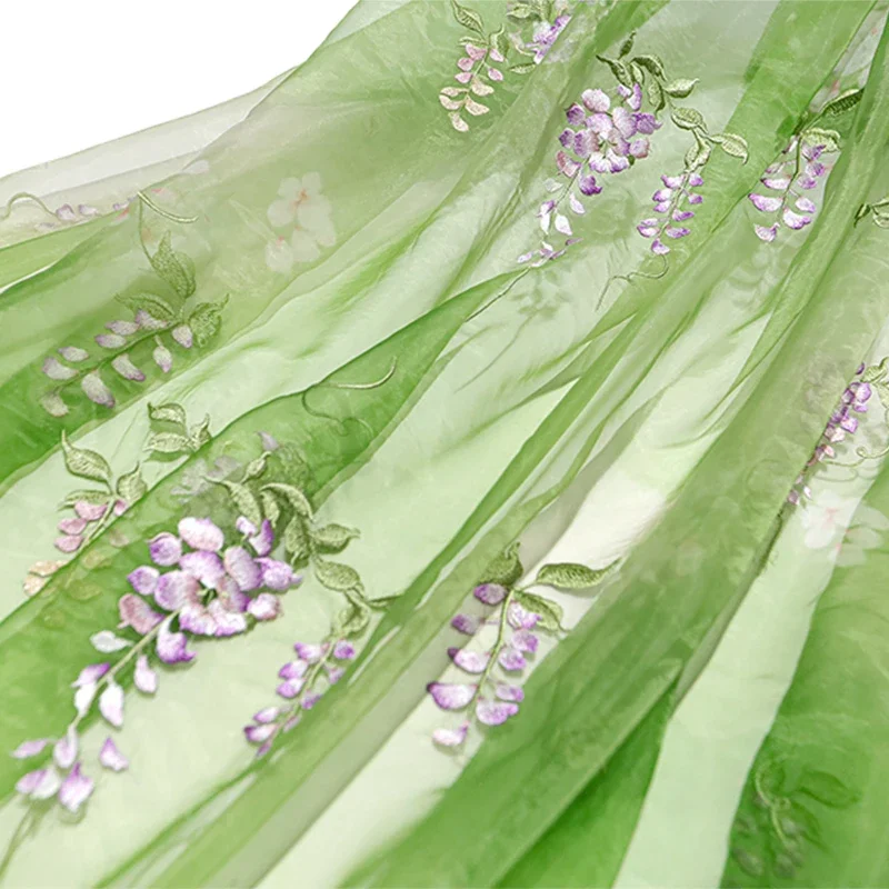 Kain bordir Wisteria DIY Hanfu - Summer Clothing Baby ulasan dan harga