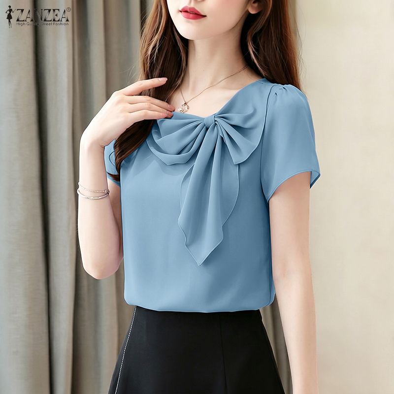 Blus Musim Panas 2026 ZANZEA A - Summer Clothing Work ulasan dan harga