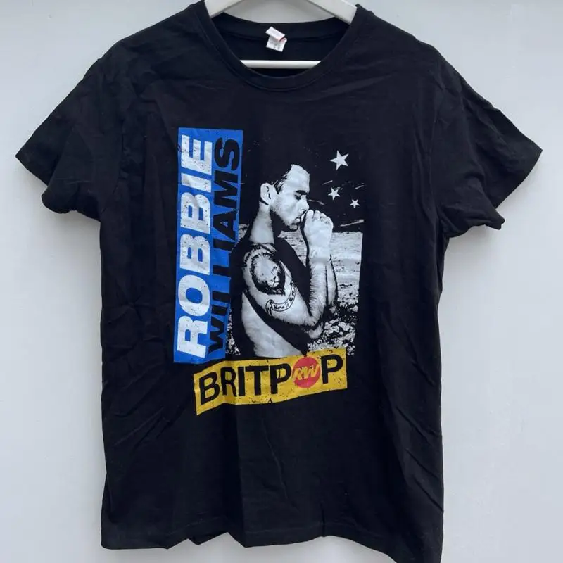 Kaos Robbie Williams Britpop T - Summer Clothing Uk ulasan dan harga