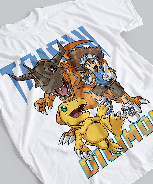 Kaos T-shirt MetalGreymon 100% - Summer Clothing Brands ulasan dan harga