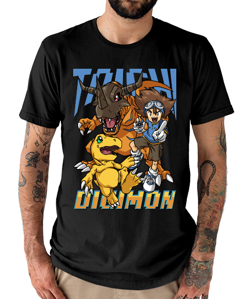 Kaos T-shirt MetalGreymon 100% - Summer Clothing Brands ulasan dan harga
