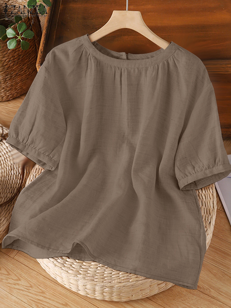 ZANZEA Blus Musim Panas 2025 K - Summer Clothing Work ulasan dan harga