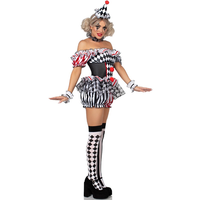 Kostum Cosplay Badut Wanita Pa - Romper Playsuit Women ulasan dan harga