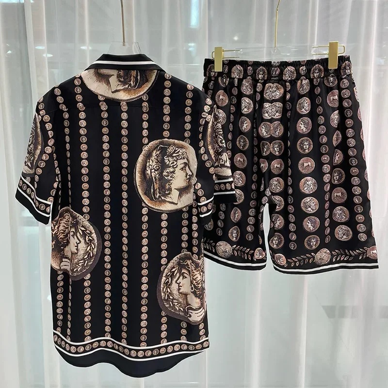 Setelan Kemeja Pria Royal Luxu - Summer Clothing Line ulasan dan harga