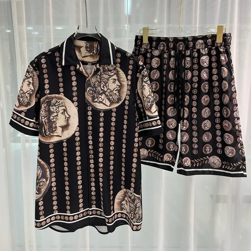 Setelan Kemeja Pria Royal Luxu - Summer Clothing Line ulasan dan harga
